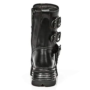 Amazon.com | NewRock Unisex Black M.391-S18 Metallic Reactor